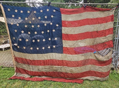 Antique star american flag - 45-star,