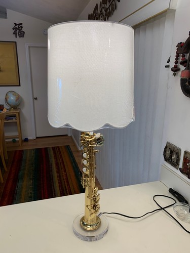 Saxophone lamp made - , (made