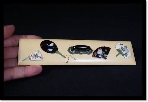 Antique japanese shibayama - antique,