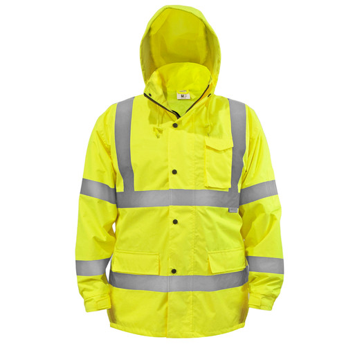 Safety rain jacket - ,