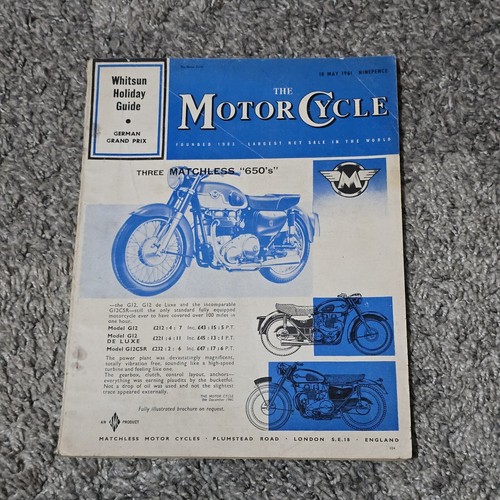 Vintage may 1961 motor - 1961, cycle