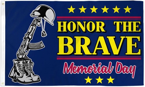 Memorial day flag 3x5 - day",