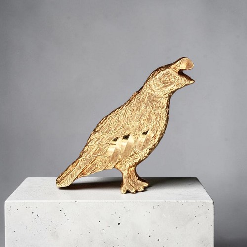 Vintage california quail lapel - california,
