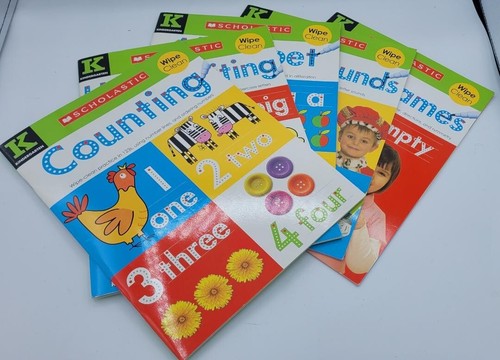 Lot scholastic wipe clean - of,