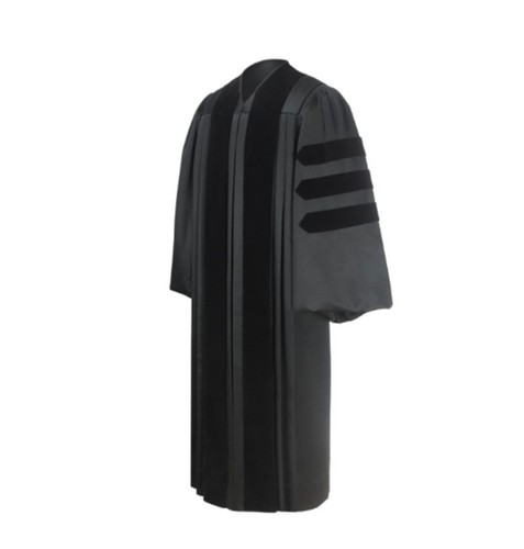 Masonic gown with velvet - gown,