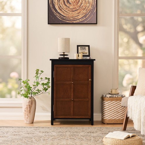 Mid century floor cabinet - 34",