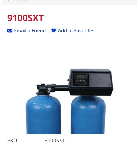 Fleck 9100 sxt - 9100, sxt water