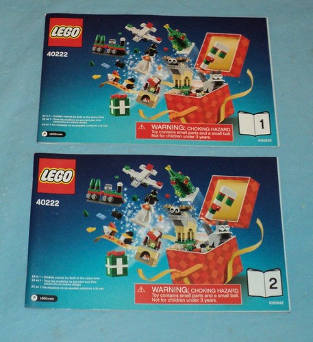 Lego 40222 christmas build - build, up