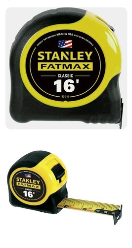 Stanley fat max - 16', measuring