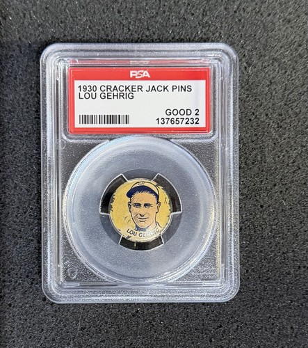 1930 cracker jack pin lou - -,