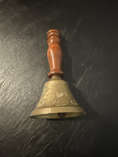 Vintage brass bell india - vintage,