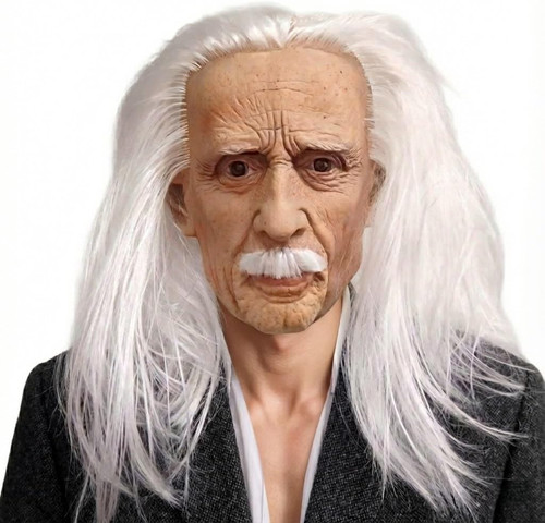 Realistic old man mask for - realistic,