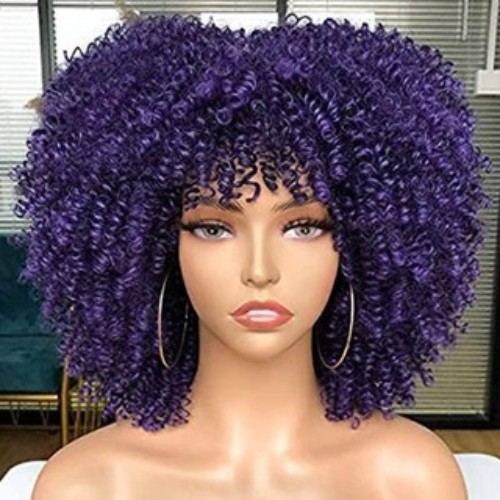 Women short afro curly african - afro,