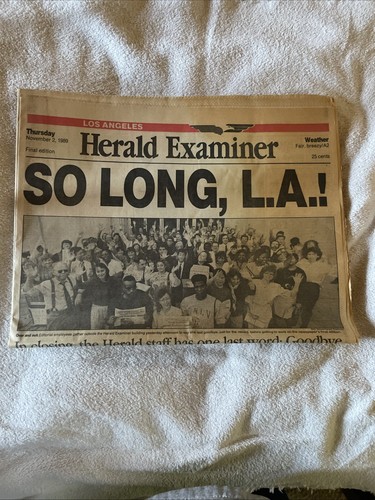 Herald examiner newspaper nov - examiner,