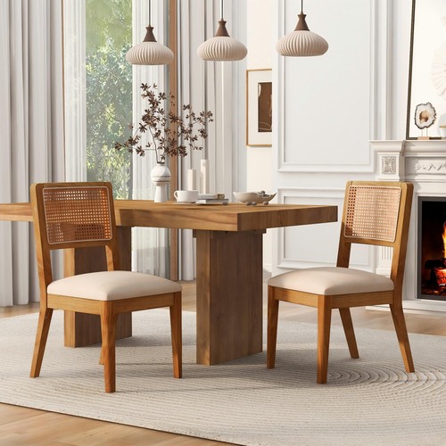Set rubber wood dining - 2,