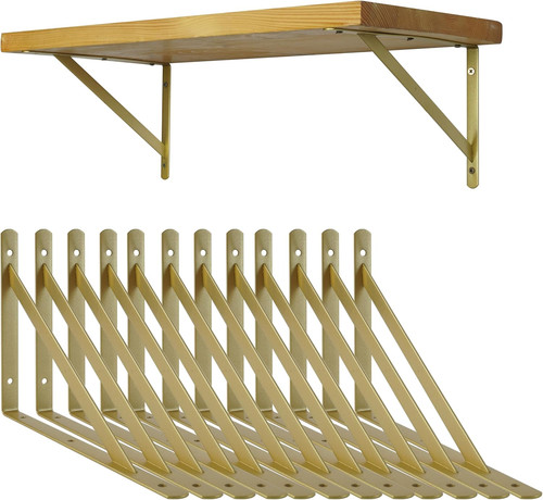 Shelf brackets gold - shelf,