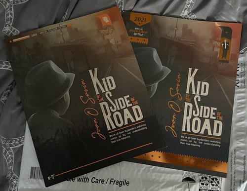 Kid the side - of,