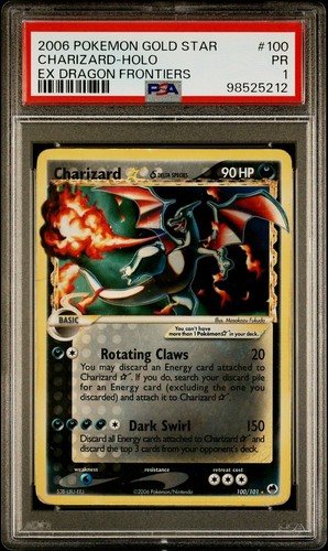 Charizard gold star holo - gold,