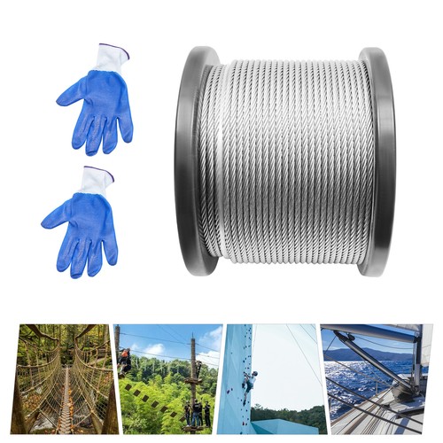 Inch stainless steel cable - 1/4,