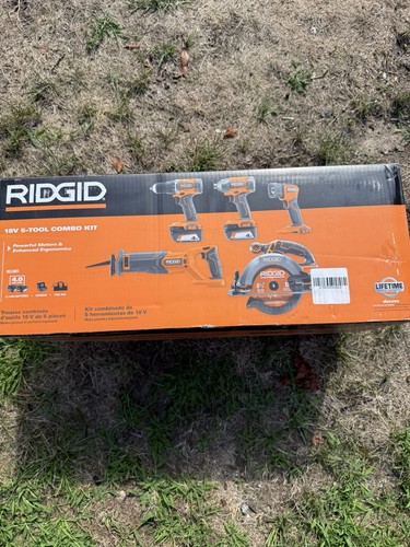 Ridgid 18v cordless tool - 18v, 5-tool