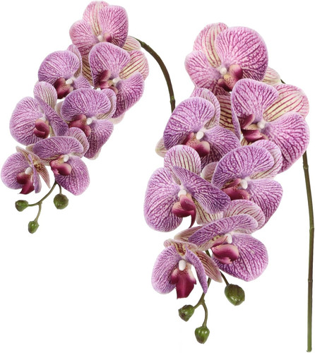 Purple fake orchid - 34.3", real