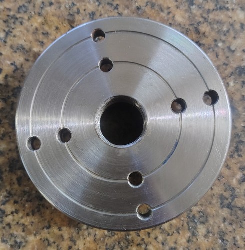 Lathe face plate - 4",