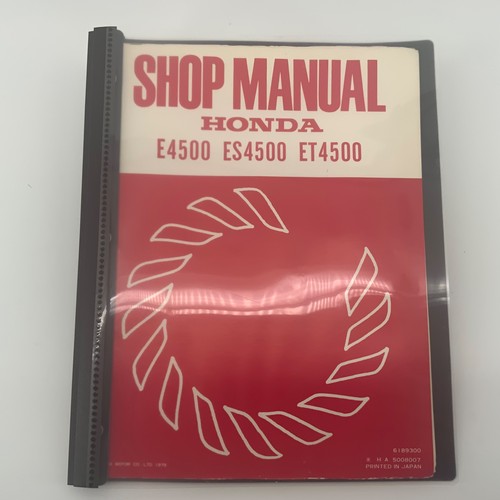 Honda e4500 es4500 - honda,