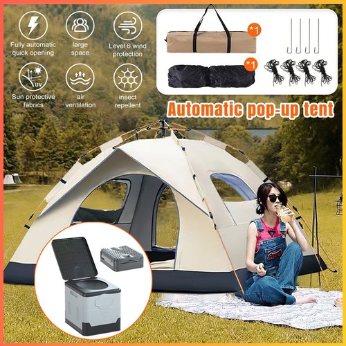 Camping tent person - camping, easy