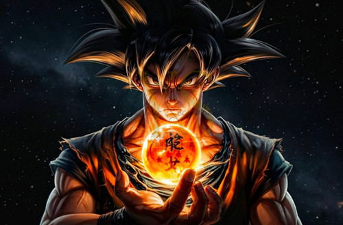 Dragon ball goku poster - ball,