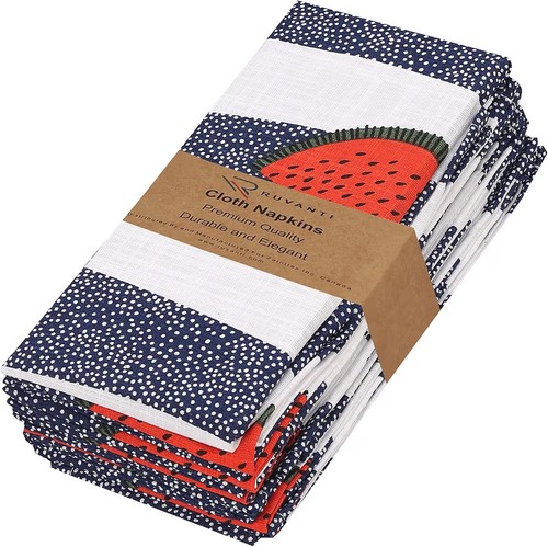 Cloth napkins set cotton - set, 6