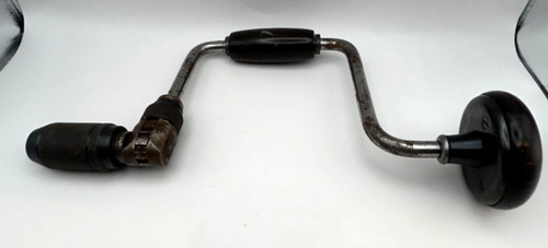 Vintage hand brace drill - brace, made
