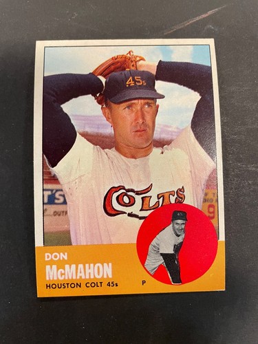 1963 topps 395 - #395, mamahon