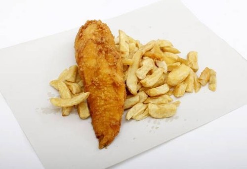 Large white packing paper fish - packing,