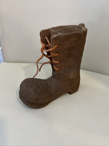 Vintage hand carved wooden - vintage,