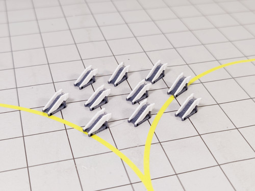 10x white regional aircraft - 10x,