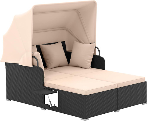 Patio rattan daybed with - patio,