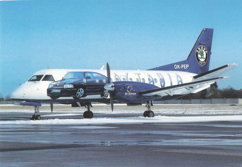Postcard airline air ostrava - air,