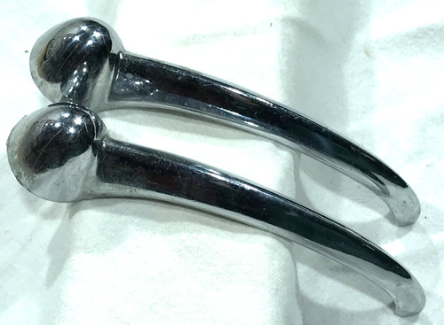 Vintage chrome door handle - vintage,