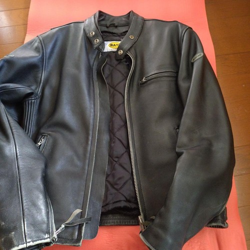 Bates leather jacket - leather, quilted