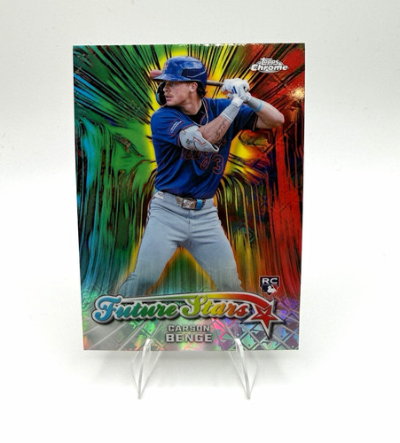 2026 topps chrome carson benge - carson,