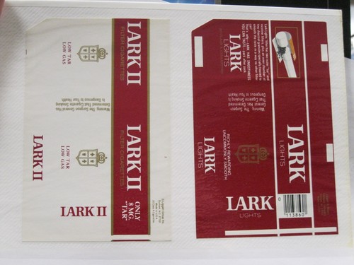 Lark and - lark, cigarettes