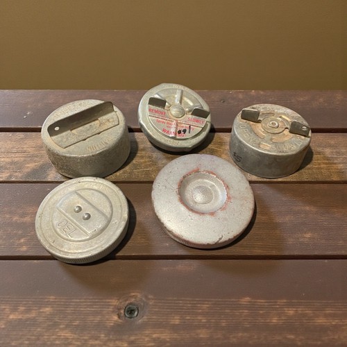 Set vintage metal gas oil - set, gas/oil