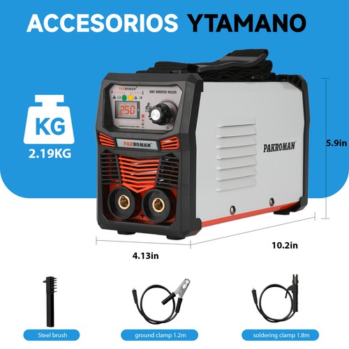 250a portable inverter welder - 250a,