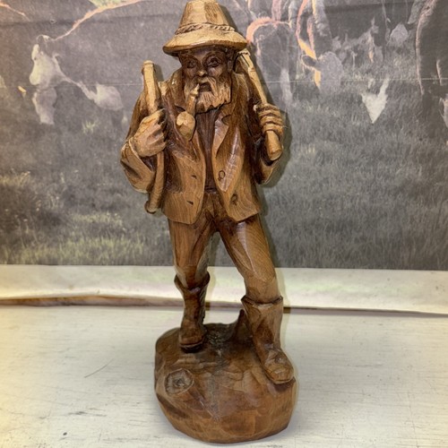 Vtg hand carved wood german - hand,