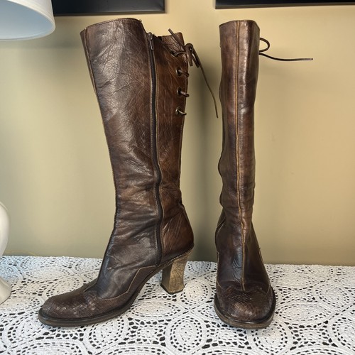 Vintage 70s brown leather - vintage,