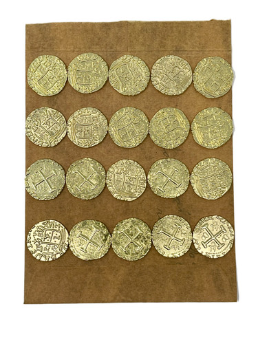Gold coins pirate treasure - gold,