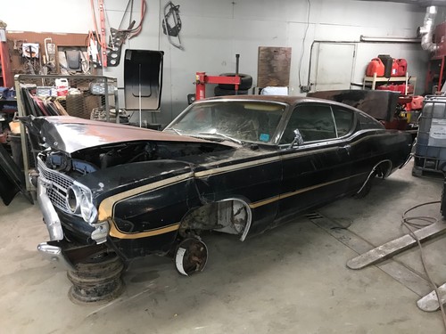 Set black 1968 1969 ford - set,