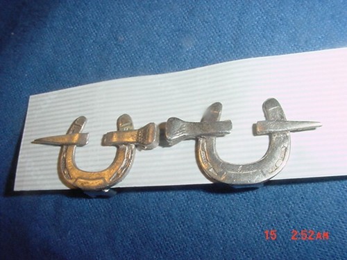 Pair silver western - pair,