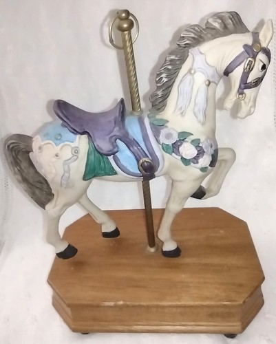 Carousel musical horse wood - carousel,