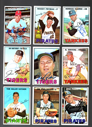 967 topps baseball lot - baseball, 27